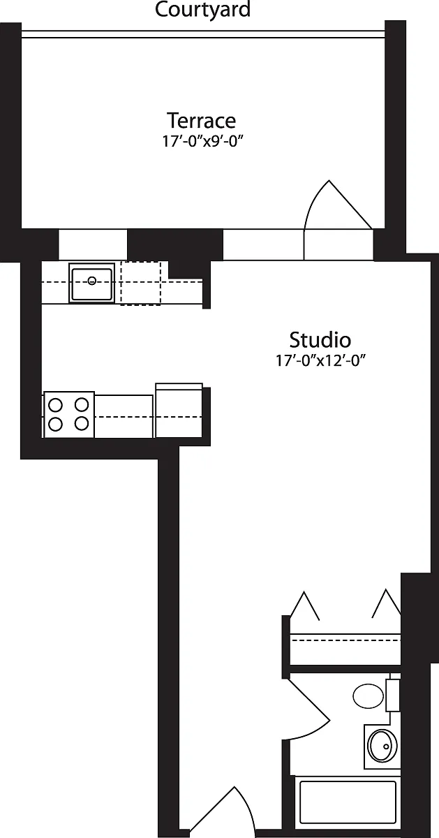Floor plan Plan D, floor 3