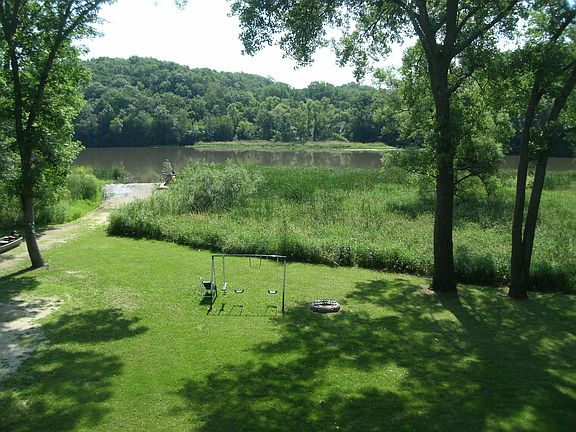 lake view from covered deck