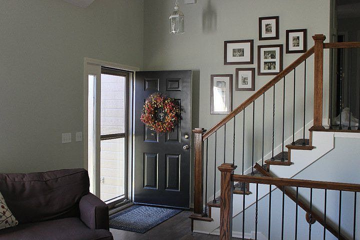 entry, new railings