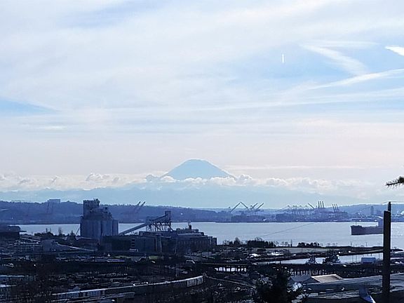 Tremendous view from the living room, dining & kitchen