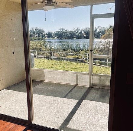 screened in porch, small storage just to the right.