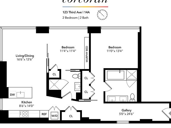 2nd image of 123 3rd Ave APT 14A
