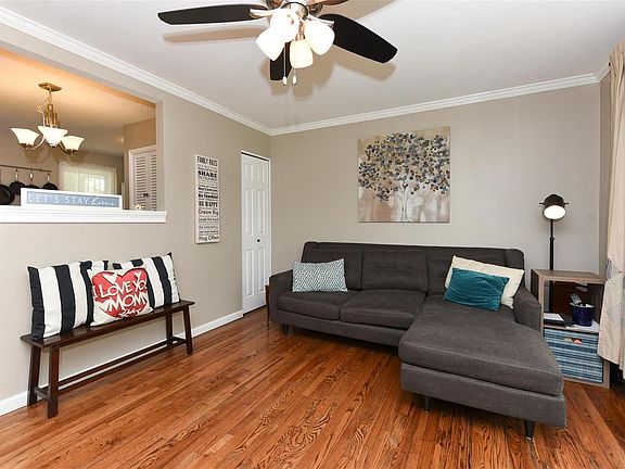 Living Room with a closet for storage