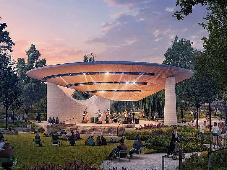 Downtown Cary Park, Great Lawn & Pavilion