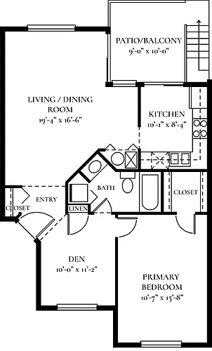 Floor plan The Charles