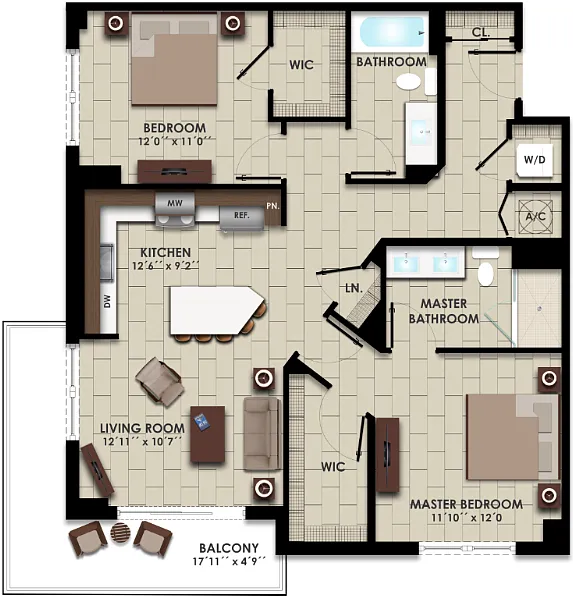 Floor plan B8