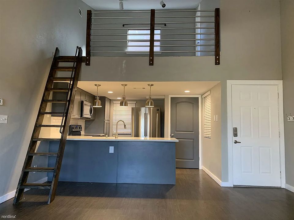 Front Door, Kitchen, and loft area