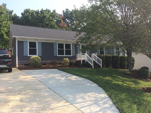 expanded two-car driveway
