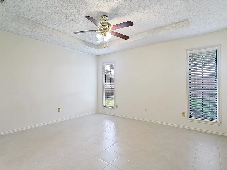 Generous primary master bedroom