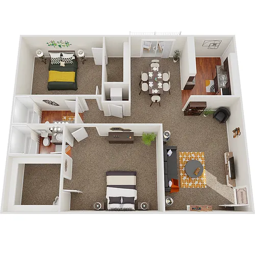 Floor plan 2BH