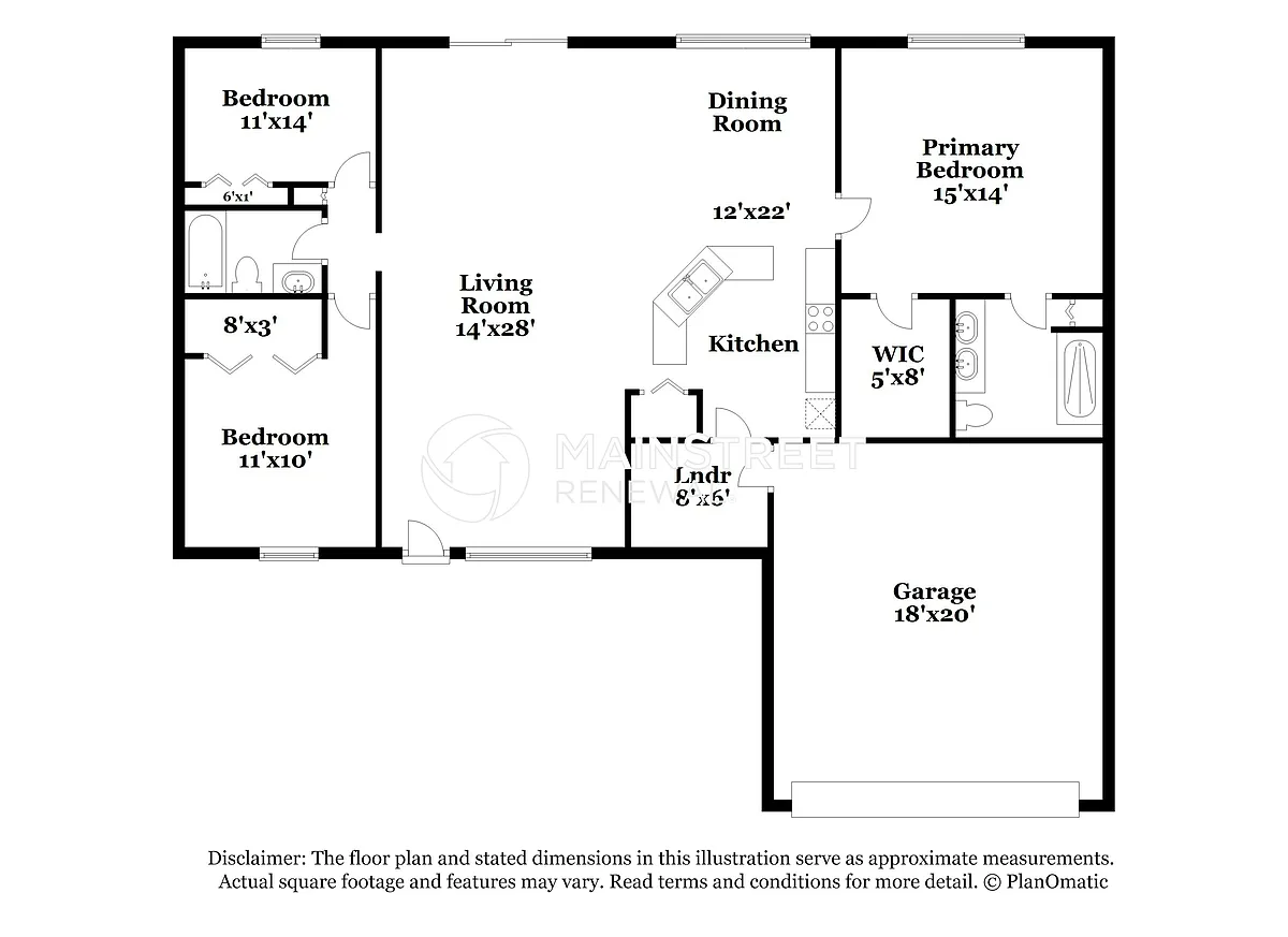 Floor Plan - 5510 Shannon Dr