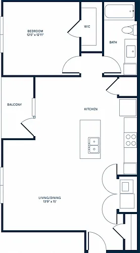 Floor plan Longs Peak (A2)