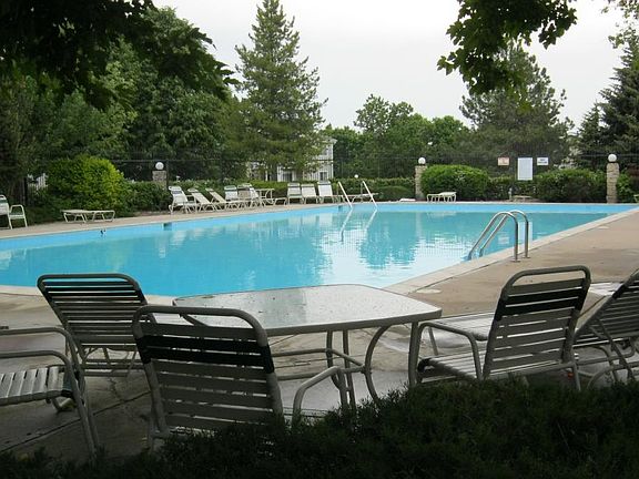 Large heated pool