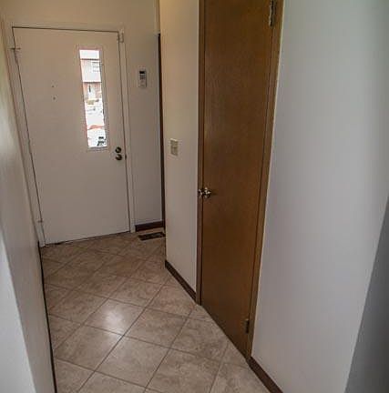 Entry with half bath