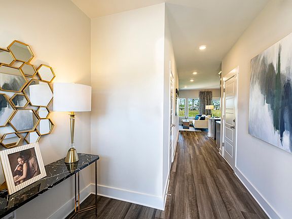 The foyer is the perfect greeting after a long day. Photography from Townes at Garrison Grove.