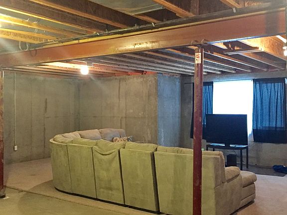 large spacious basement