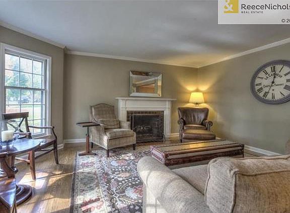 Refinished hardwoods throughout and updated paint colors