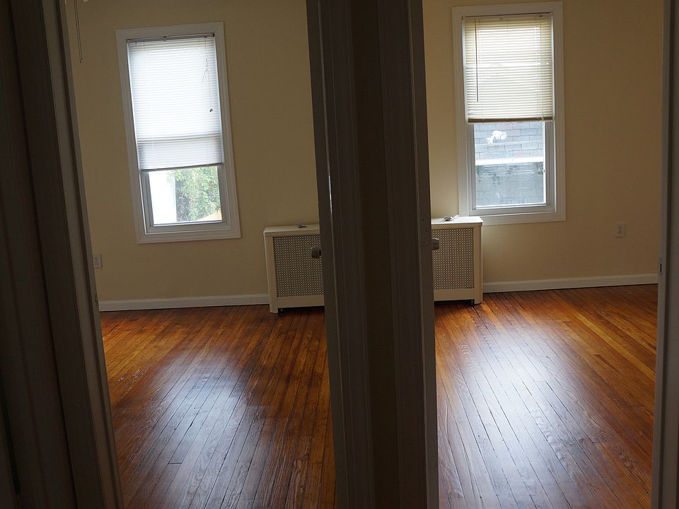 Newly polished hardwood floors