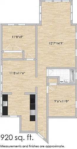 Floor plan 712 N. Austin E