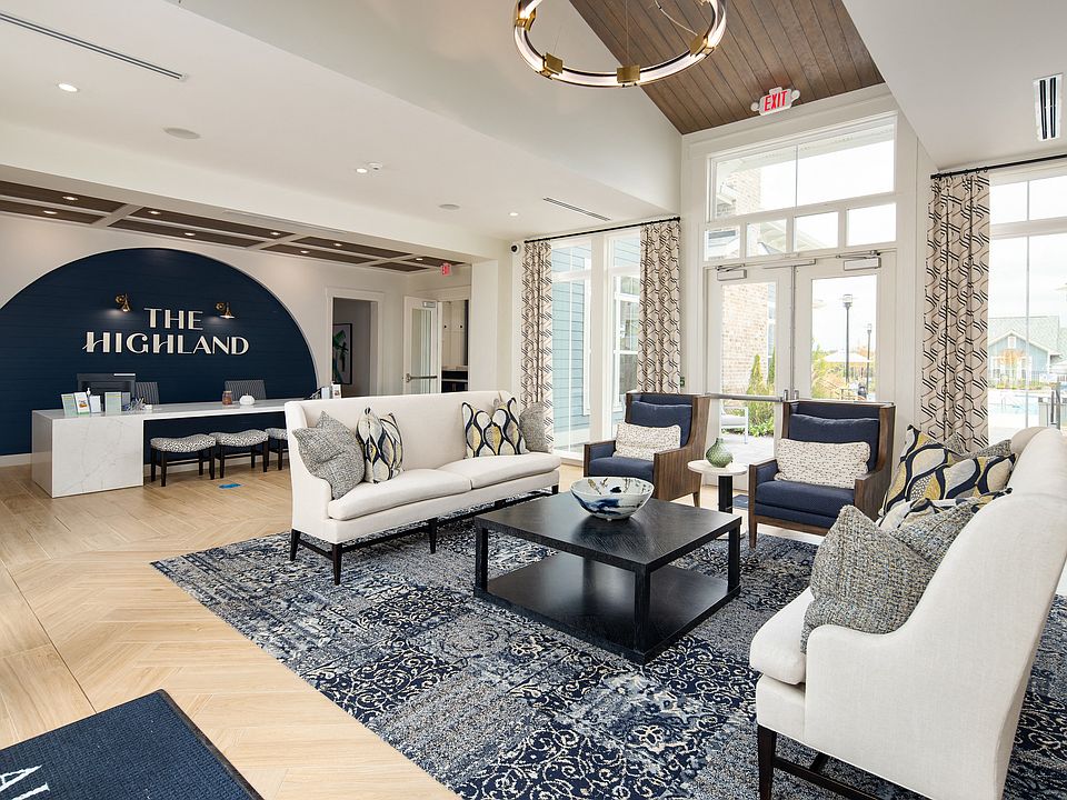 The Highland leasing office and resident clubhouse