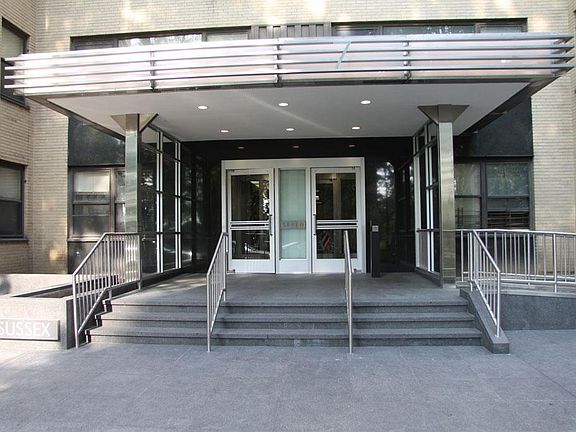 Modern security front entrance