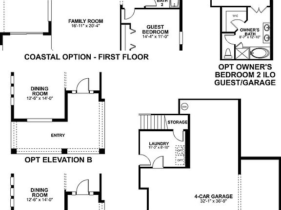 Glenwood - Frist Floor Options