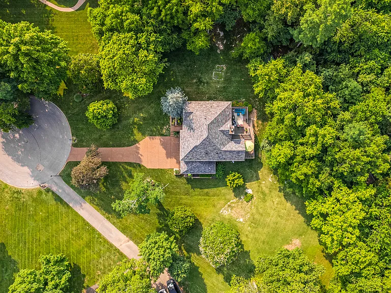 Private, wooded backyard with plenty of space to run & play. We live on a quiet cul-de-sac.