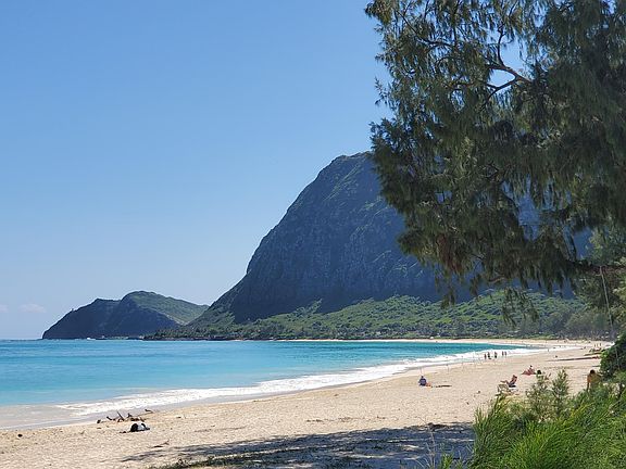 Ocean and mountain views