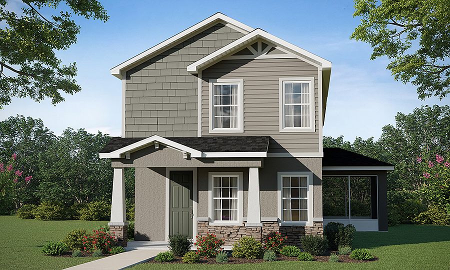Brand new bungalow with 3 bedrooms, a den and loft for sale in St Cloud, FL!