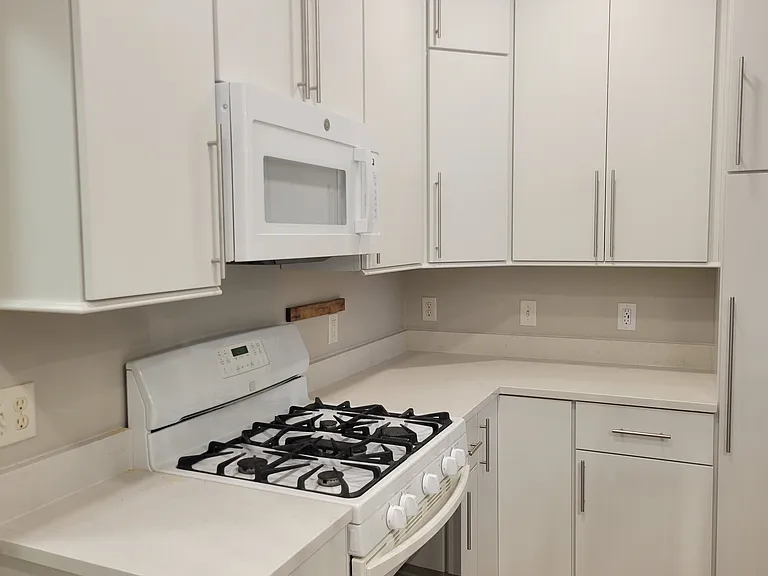 Kitchen Stove Microwave Area