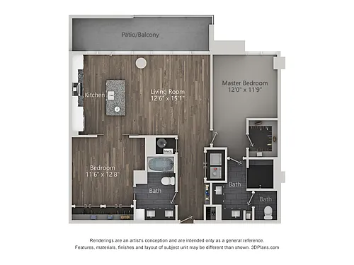 Floor plan Collins