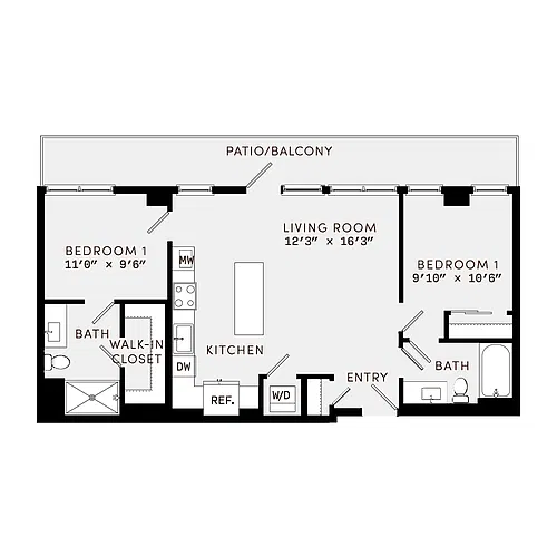 Floor plan B8