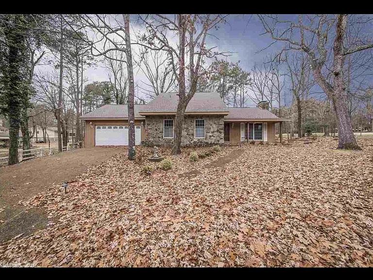 Front of house in fall