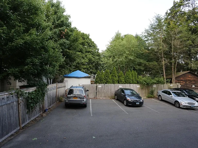 Private parking in back of building