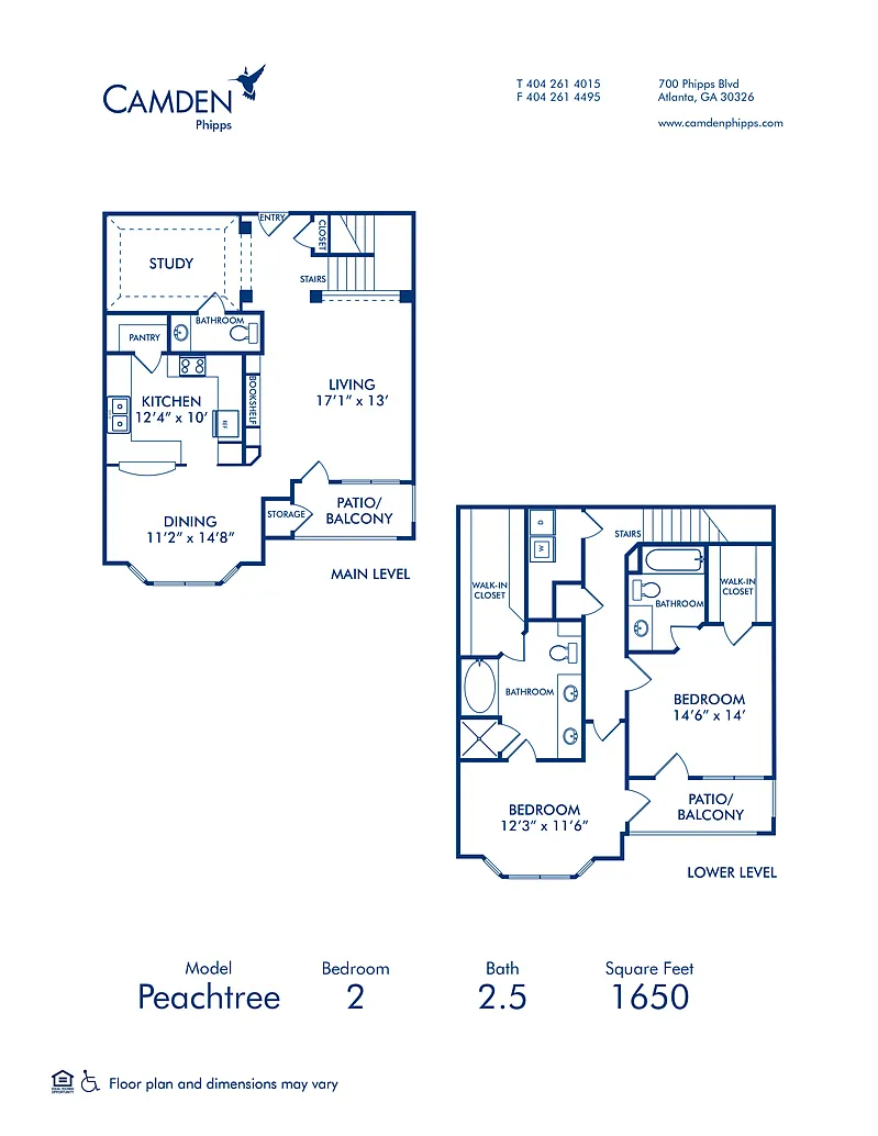 Floor plan Peachtree