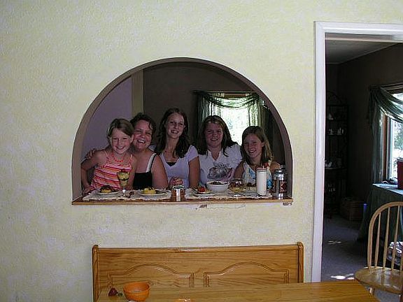 Kitchen toward South Dining Room