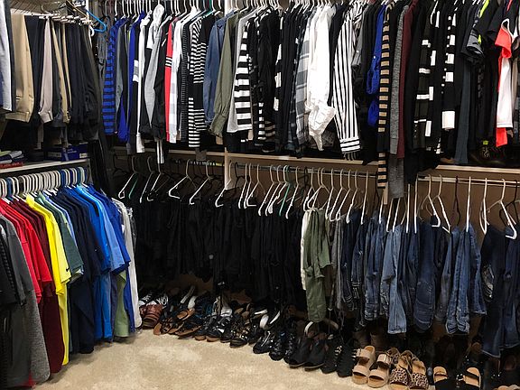 Master bedroom closet