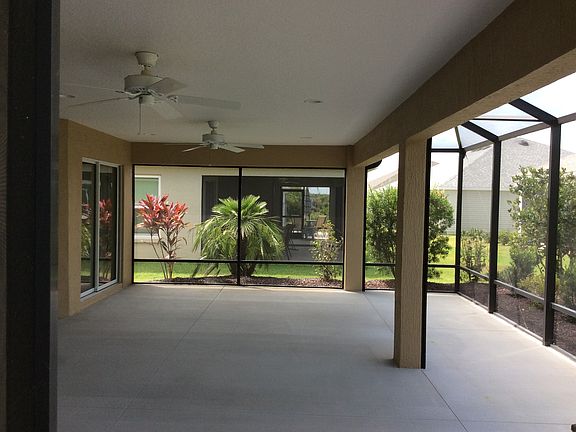 Screen enclosed lanai