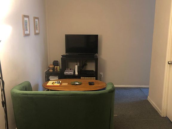 Living room and hall to dining room.