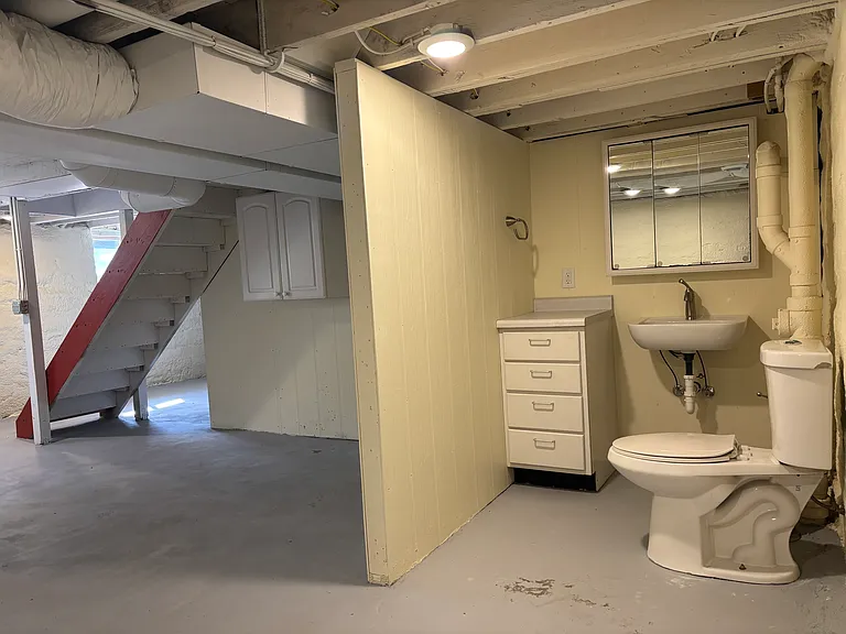 basement toilet