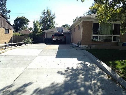 Extra large driveway