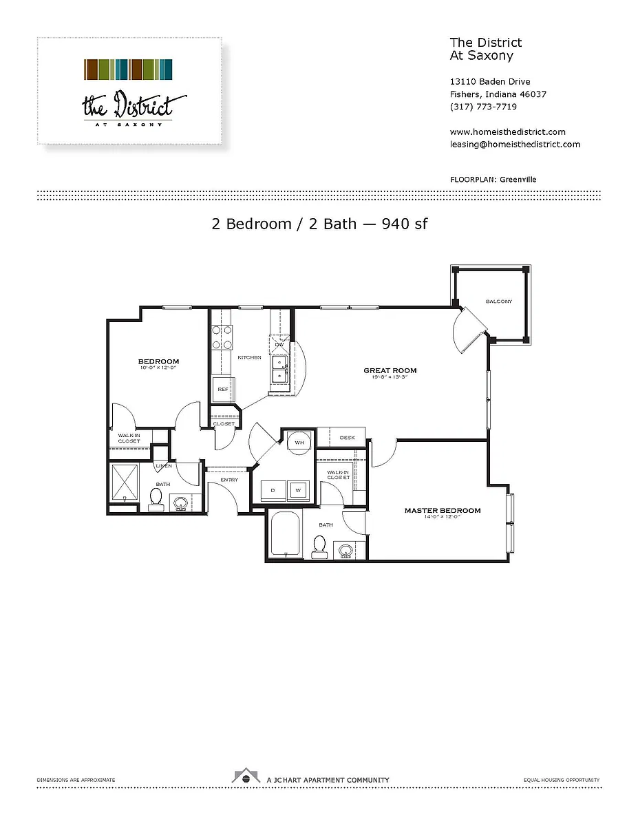 Floor plan Greenville 2.2