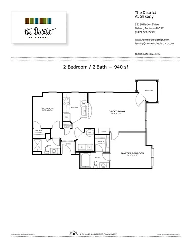Floor plan Greenville 2.2