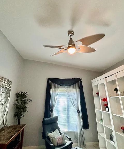 Custom, designer fan/lighting throughout the home