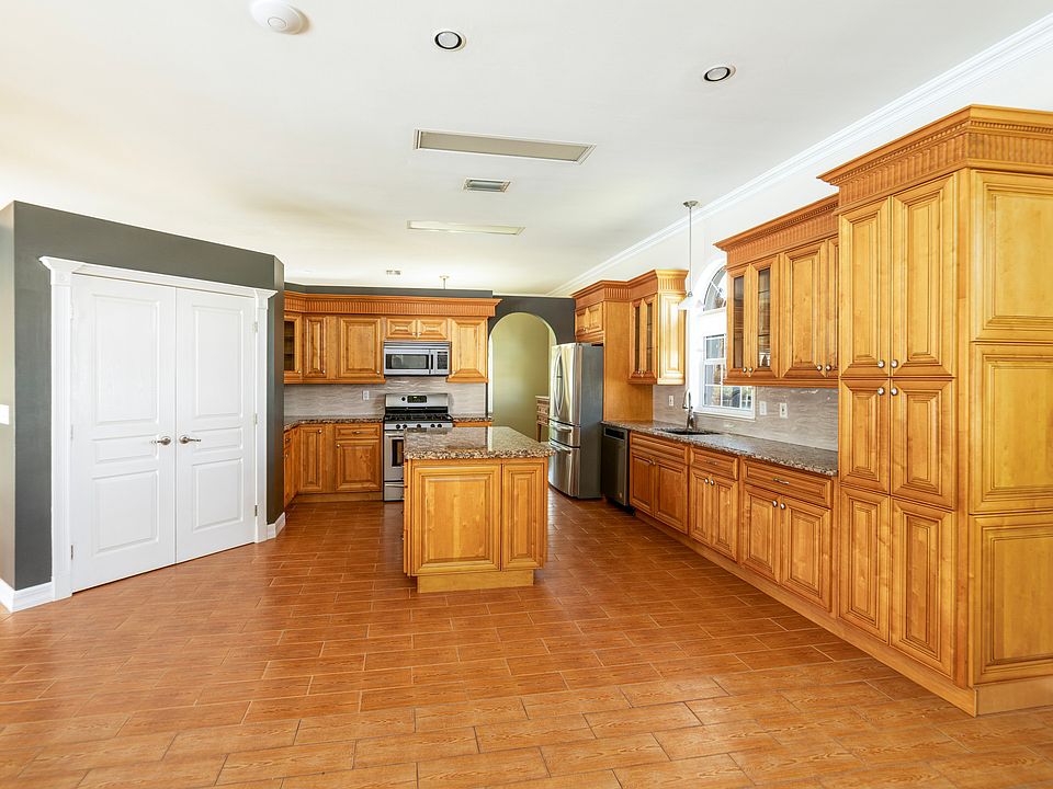Kitchen with gas stove