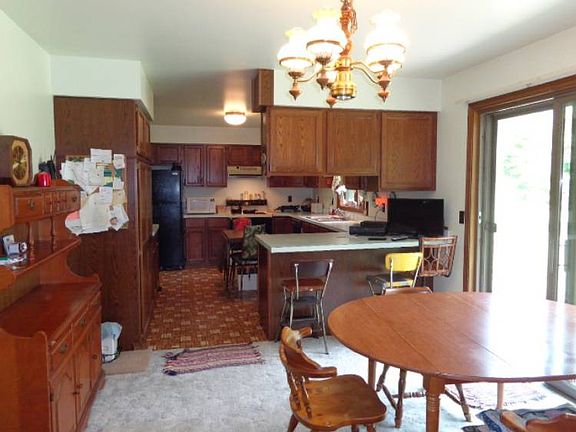 Dining area open to the living room.