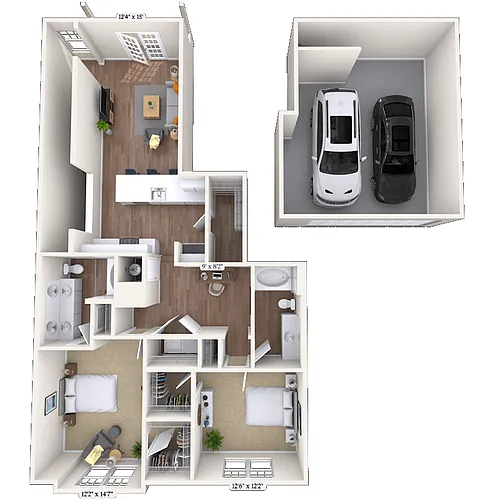 Floor plan Windsor 2 1341 sf-FP