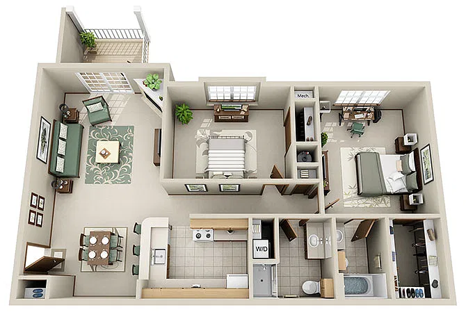 Floor plan B2