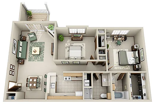 Floor plan B2