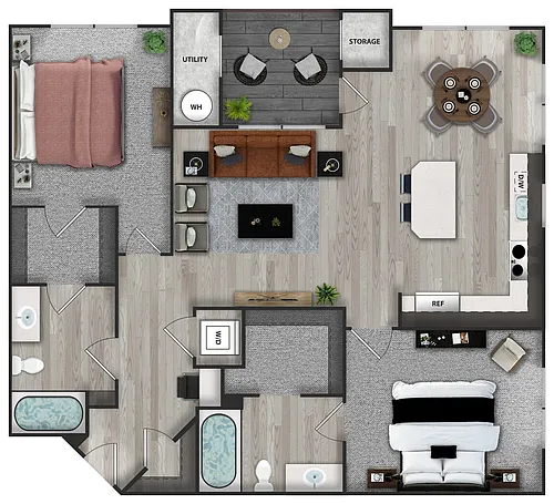 Floor plan Cherry (B2)